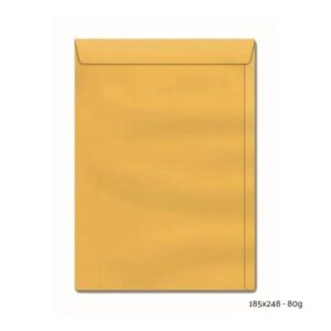 Envelope 185x248 80g Kraft Ouro com 100 unidades - Scrity