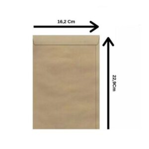 Envelope Kraft Natural 162x229mm 80g c/250 Unidades Reipel