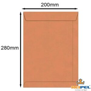 Envelope 200x280mm 80g KN com 100 unidades - Reipel