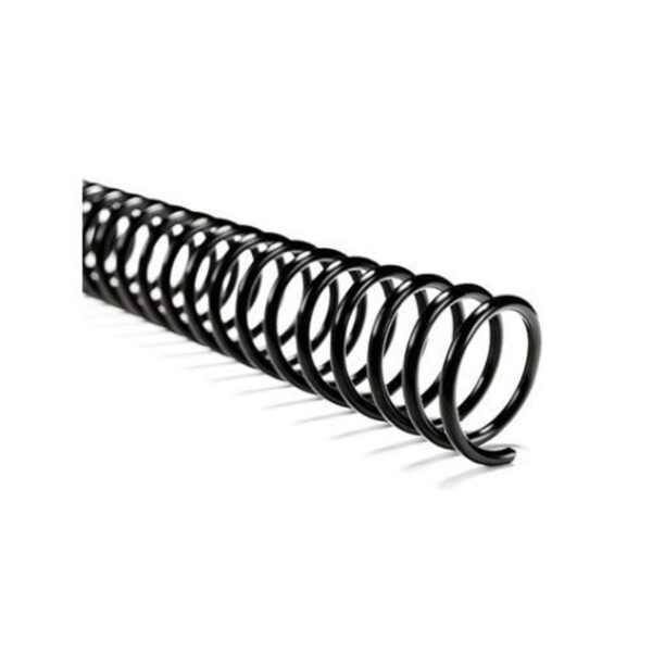 Espiral Preto 14mm - Pacote com 100 unidades (para até 85 folhas) Mares