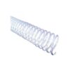 Espiral Transparente 12mm - Pacote com 100 unidades (para até 70 folhas) Mares