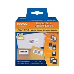 Etiqueta para Impressora Térmica Brother DK1209 29x62mm