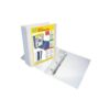 Fichário A4 4 Argolas Branco 7,5 cm - ACP 4754