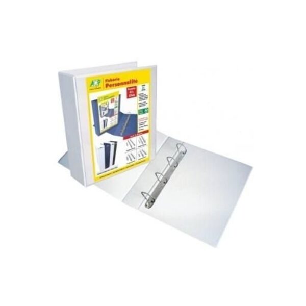 Fichário A4 4 Argolas Branco 7,5 cm - ACP 4754