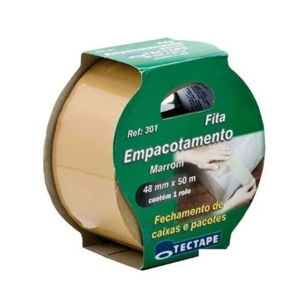 Fita Adesiva 48x50 Marrom - Tectape