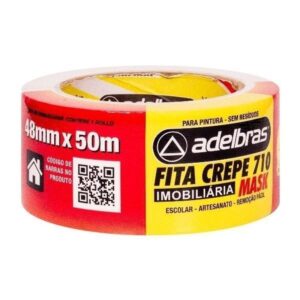 Fita crepe 48 x 50 sleeve - Adelbras