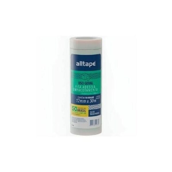 Fita Adesiva Transparente 12mm x 30m ¿ Alltape