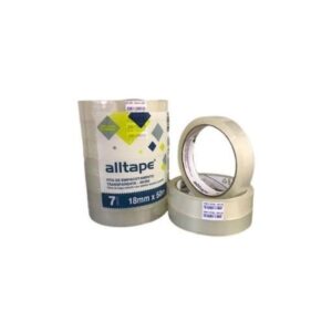 Fita Adesiva Transparente 18mm x 50m - Alltape