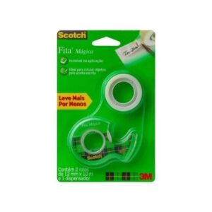 Fita Mágica 12 mm x 10 m C2RL com Dispensador 3M