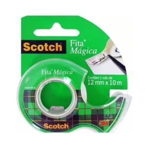 Fita Mágica 3M 12mm x 10m com Dispenser