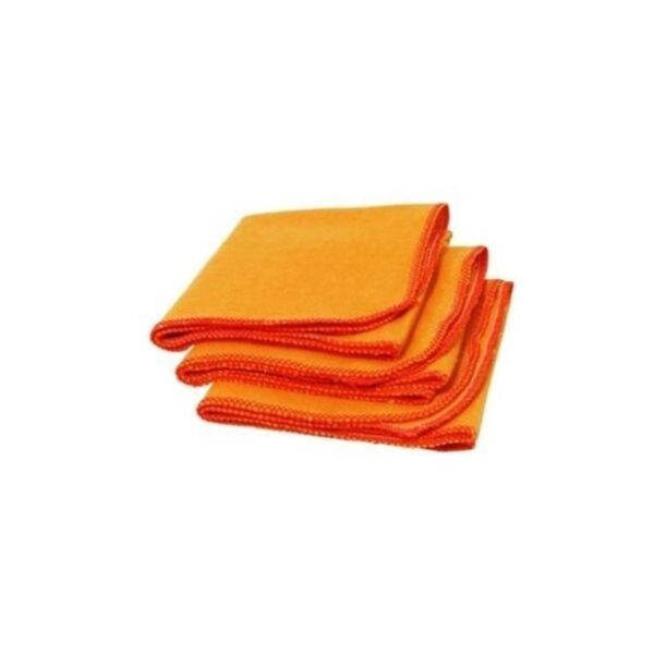 Flanela Laranja 28x38 cm com 12 Unidades