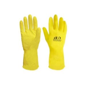 Luva de Borracha Amarela Tamanho M - Go Safety