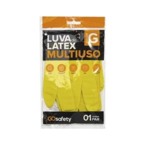 Luva Borracha Amarela G - Go Safety