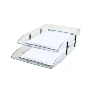 Papeleira Dupla Articulável Cristal - Dello