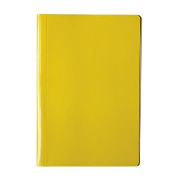 Pasta Plastificada com Grampo Trilho Amarelo - Dello