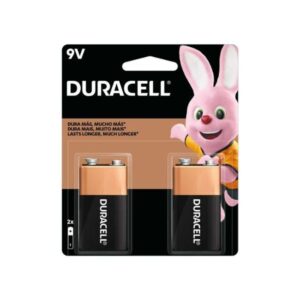 Bateria 9V Alcalina c/2 - Duracell