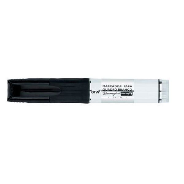 Pincel para Quadro Branco Recarregável Preto -  BRW CA6022