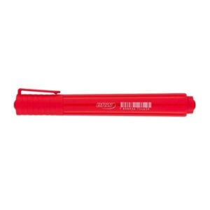 Pincel Permanente Recarregável BRW Vermelho