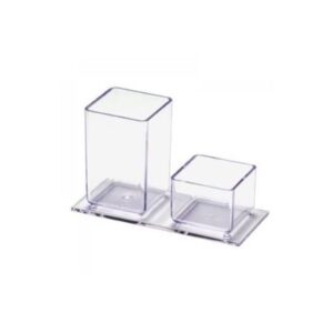 Porta-clips/lápis acrílico - Acrimet