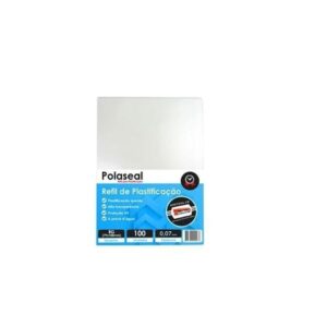 Plástico para Plastificação Polaseal Crachá 59x86 mm 0,05 mm - Mares