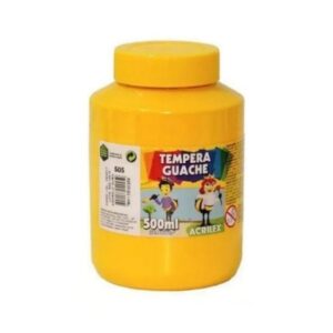 Tinta Guache Acrilex 500ml Amarela