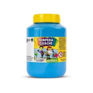 Tinta Guache Acrilex 500ml Azul Celeste
