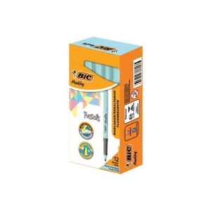 Pincel Marca Texto Brite Line Azul Pastel - C/12
