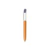 Caneta Esferográfica BIC 4 Cores Fine 0.8 mm C/12 - Laranja