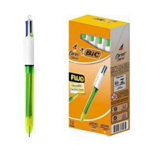 Caneta Esferográfica 4 Cores Highlighter Fluo c/12 - BIC