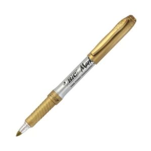 Pincel Permanente Marking Metallic Dourado  BIC  C/12