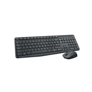 Kit Teclado + Mouse Sem Fio MK235 Preto Logitech