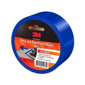 Fita para Demarcação de Solo 50 mm x 30 m Azul 3M