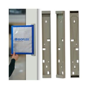 Suporte Plástico de Parede A4 p/ Pasta - Isoflex