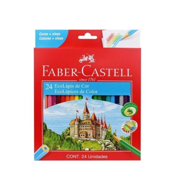 Lápis de Cor 24 Cores - Faber Castell