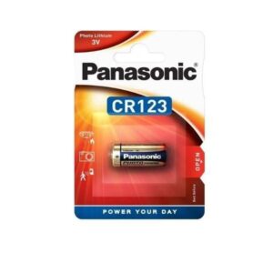 Pilha de Lítio CR123A 3V - Panasonic