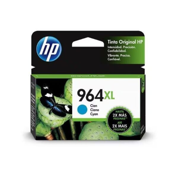 Cartucho de Tinta HP 964XL Ciano - 3JA54AL