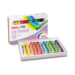 Giz Pastel Oleoso 12 Cores PHN-12 - Pentel