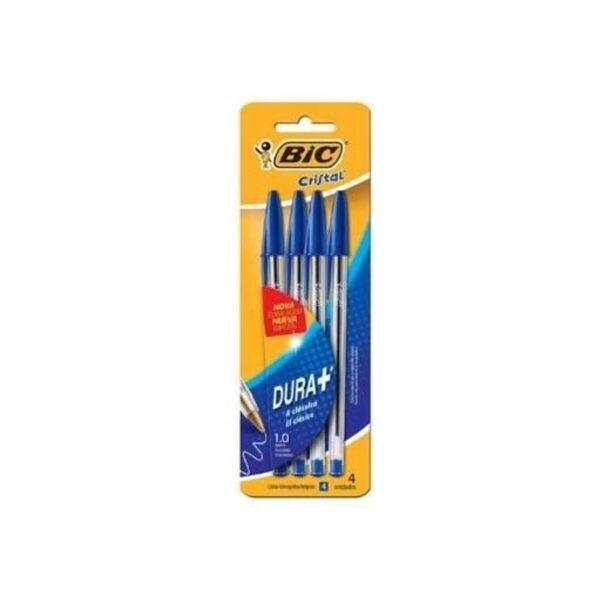 Caneta Esferográfica BIC Cristal Média Azul - Caixa com 200 unidades (50x4)