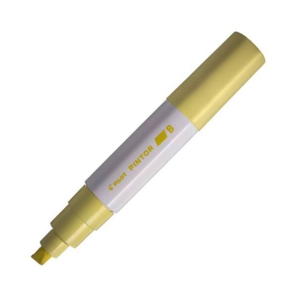 Marcador Pincel Pintor Pilot 8.0 Grosso - Dourado - Caixa com 6 unidades
