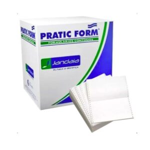 Formulário Contínuo Razão 1 Via 240x140mm com 6000 folhas - Jandaia 17607