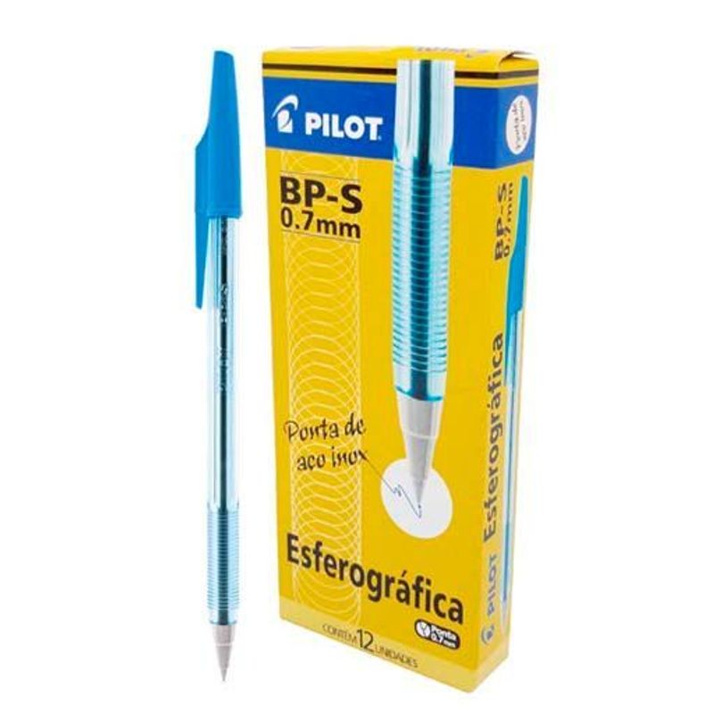 Caneta Esferográfica BP-S 0.7 Azul - Pilot