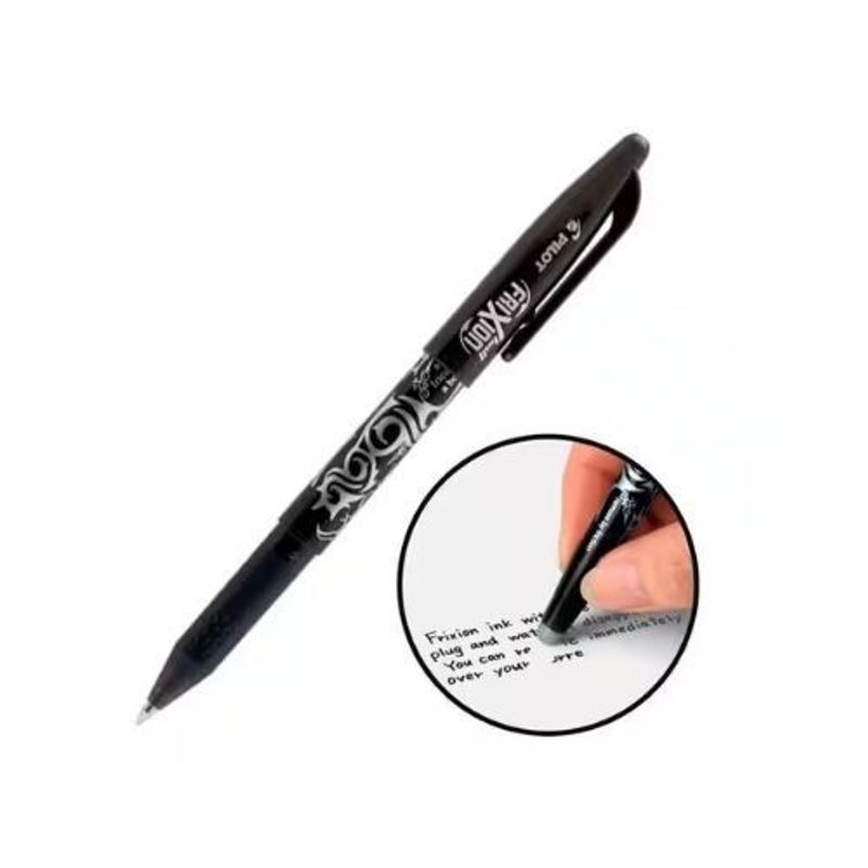 Caneta Esferográfica Frixion Ball Preta - Pilot