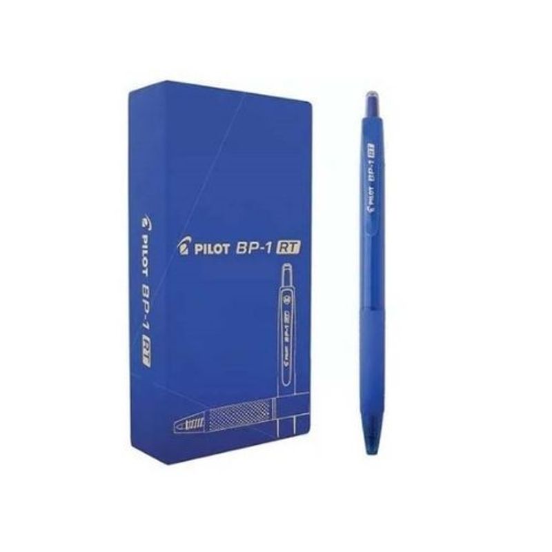 Caneta Esferográfica BP-1 Retrátil 1.0 Azul - Pilot