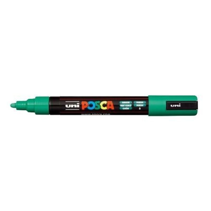 Caneta Posca Verde 5M - Uni-Ball