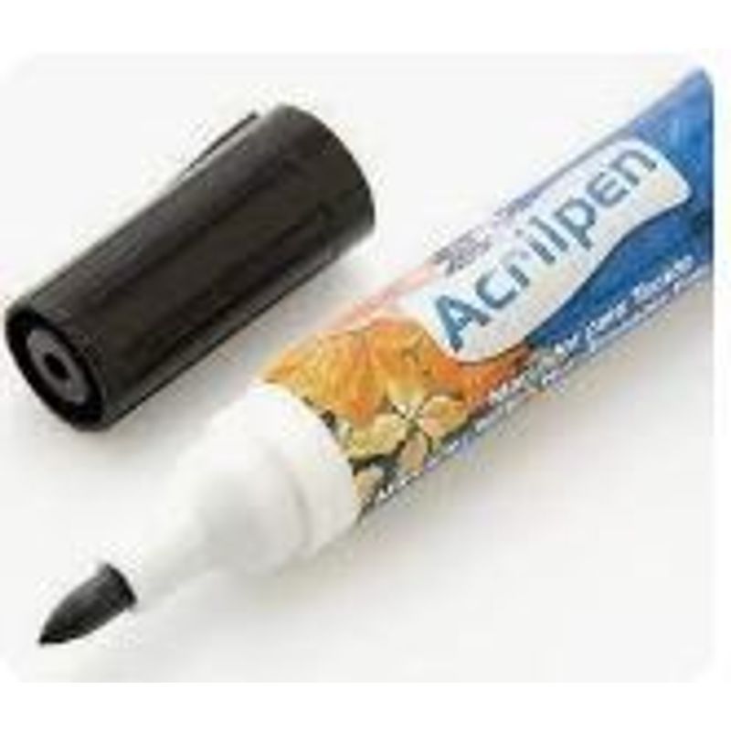 Caneta Acrilpen Preta 520 - Acrilex - Imagem 2