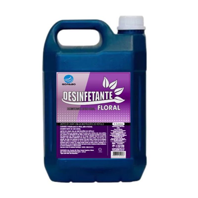 Álcool Limpador Perfumado Floral 5L Gopabo