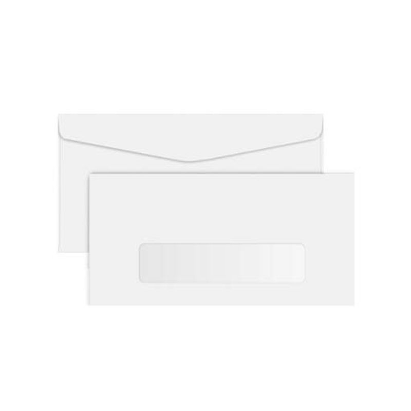 Envelope Branco 114x229mm 75g com Janela com 100 unidades Scrity