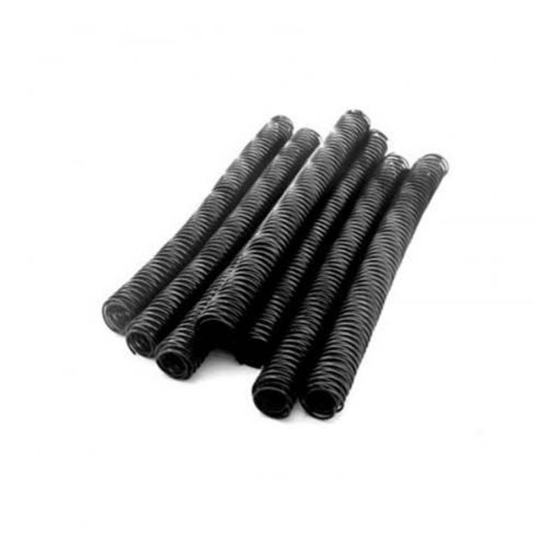 Espiral Preto 7mm 100 Unidades (25 Folhas) - Mares