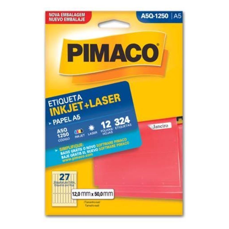 Etiqueta A5Q-1250 - Pimaco