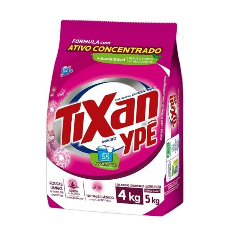 Sabão em Pó Tixan Ypê Maciez 4kg